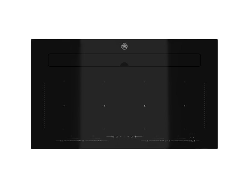 90cm induction hobs with integrated hood | Bertazzoni - Nero