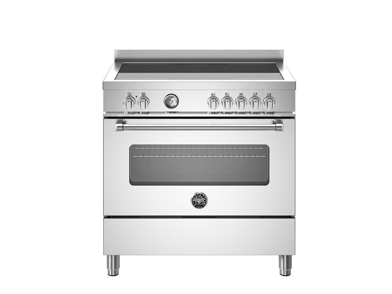 90cm 5 induction top electric oven | Bertazzoni - Stainless Steel