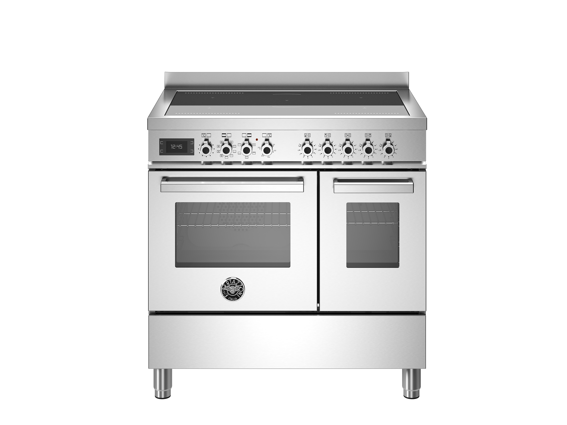 Ilve : Table de cuisson à induction de 90 cm en vitrocéramique avec boutons  - Expérience culinaire exclusive !